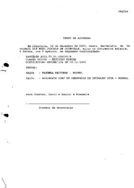 Processo nº 2331/2005 – 2ª VT de Joinville