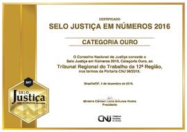 Prêmio CNJ de Qualidade - Categoria Ouro