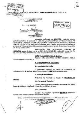 Processo nº 1848/2005 – 2ª VT de Joinville