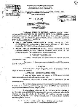 Processo nº 426/2005 – 2ª VT de Joinville