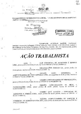 Processo nº 1606/2004 – 2ª VT de Joinville