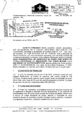 Processo nº 3228/2004 – 2ª VT de Joinville