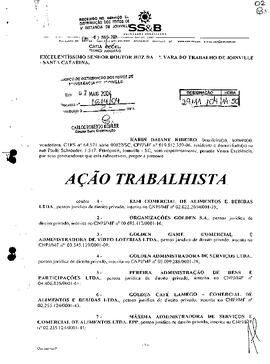 Processo nº 1614/2004 – 2ª VT de Joinville