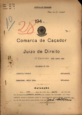 Processo n° 335/1944